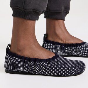 NEW JW Anderson Ballerina Denim Studded Flats Ballerina Denim Studded Flats